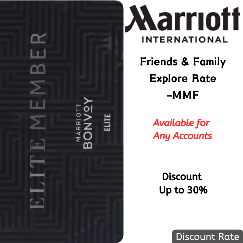 Marriott MMF Friends & Family Rate – Digital Account Access