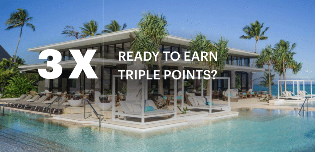 IHG Q4 Promotion 2025 showing triple points earning structure