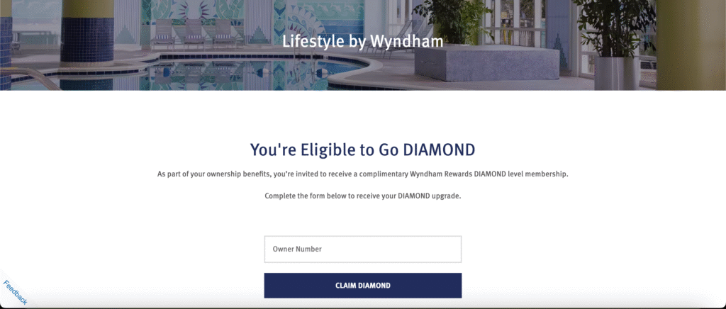 Wyndham Rewards Diamond elite status benefits including room upgrades and exclusive perks