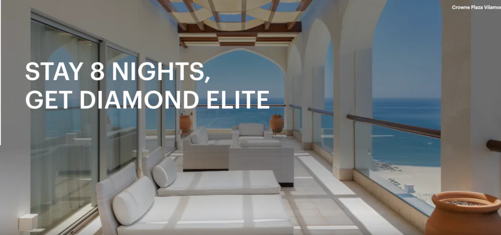 IHG Diamond Challenge: Stay 8 Nights, Get Diamond Elite